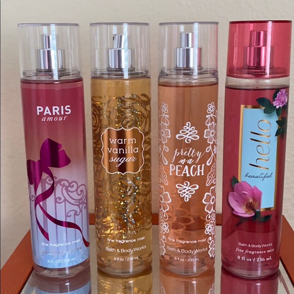 PACK OF 4 BATH AND BODY WORKS PERFUMES